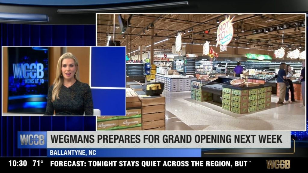 Wegmans prepares for next week’s grand opening in Ballantyne